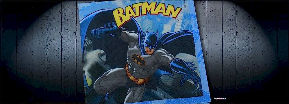 batman baskılı peçete